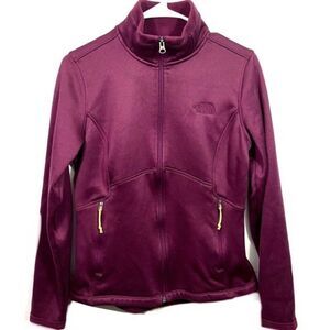 The North Face Burgundy Cold Weather Zip Jacket